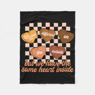 Cobertor De Velo Same Heart Mês da História Negra Xadrez Doces Con