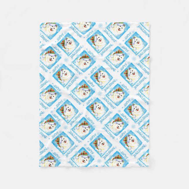 Cobertor De Velo Samoia Natal (Frente)