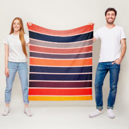 Cobertor De Velo Sangria Striped