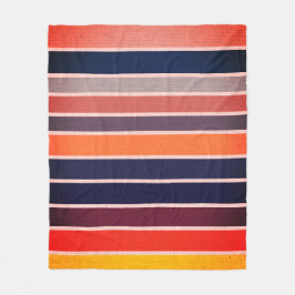 Cobertor De Velo Sangria Striped