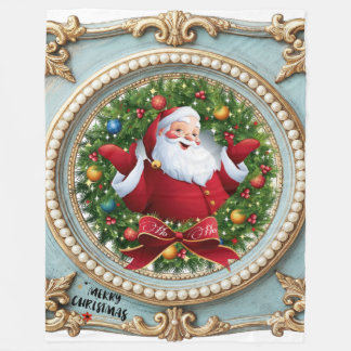 Cobertor De Velo Santa Christmas