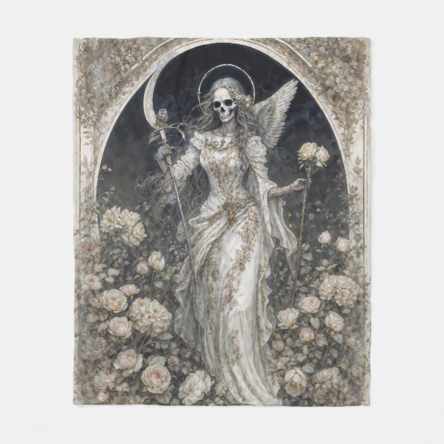 Cobertor De Velo Santa Morte Santa Muerte (Frente)