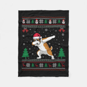 Cobertor De Velo Santo de abbing Bernard Dog Santa Hat Boys Girls C