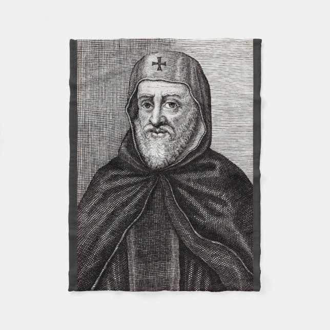 Cobertor De Velo Santo Ephrem, teólogo cristão sírio (Frente)