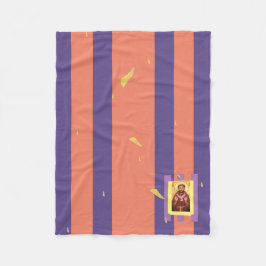 Cobertor De Velo Santo Francis de Assisi Fleece Blanket