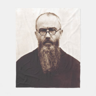 Cobertor De Velo Santo Maximilian Kolbe padre católico polonês