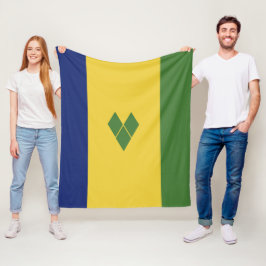 Cobertor De Velo Santo Vincent e bandeira das Granadinas