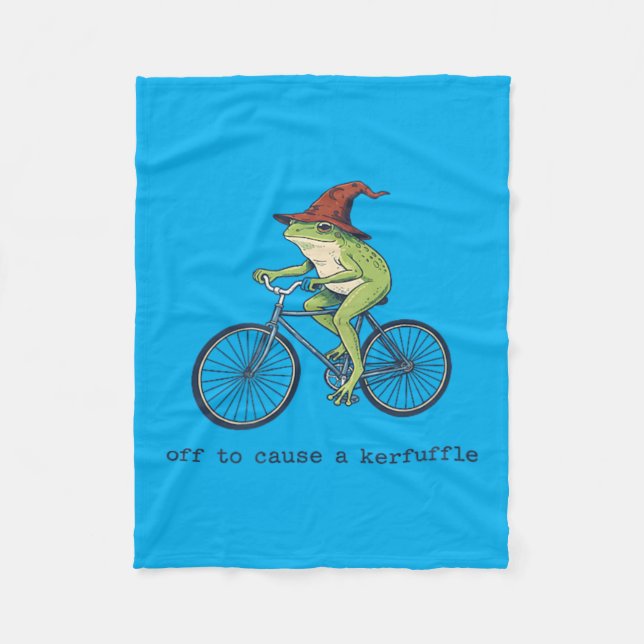 Cobertor De Velo Sapo Engraçado Para Causar Uma Confusão (Frente)