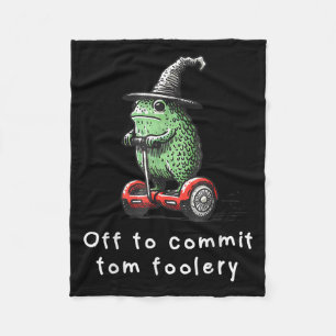 Cobertor De Velo Sapo Whimsical Para Cometer O Tom Foolery Para