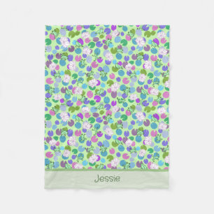 Cobertor De Velo Sapos Verdes Personalizados Unisex Baby Blanket Co