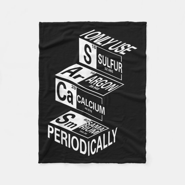 Cobertor De Velo Sarcasm Periódico Mesa Elemento Estranho Piada Cie (Frente)