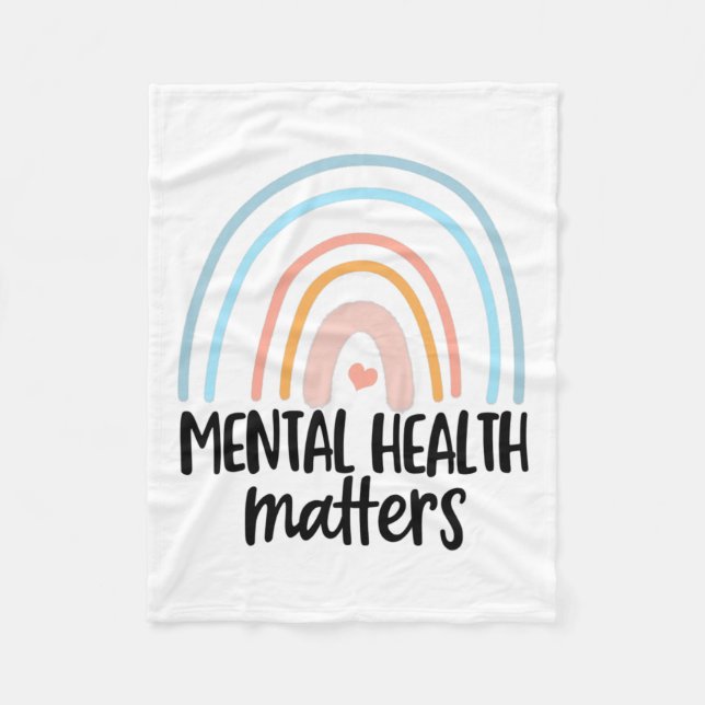 Cobertor De Velo Saúde Mental Doença Mental Problemas de Saúde Ment (Frente)