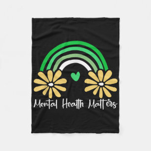 Cobertor De Velo Saúde Mental S Vestimos o Green Mental Health Awar