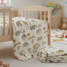 Cobertor De Velo Savanna Sunrise Safari Pattern ID1259