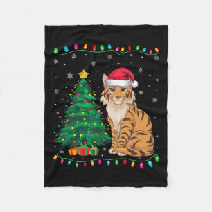 Cobertor De Velo Savannah Cat Papai Noel Homens Mulheres Crianças N