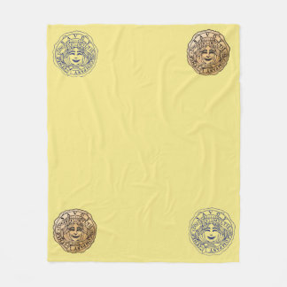 Cobertor De Velo Savoy Logo blanket yellow