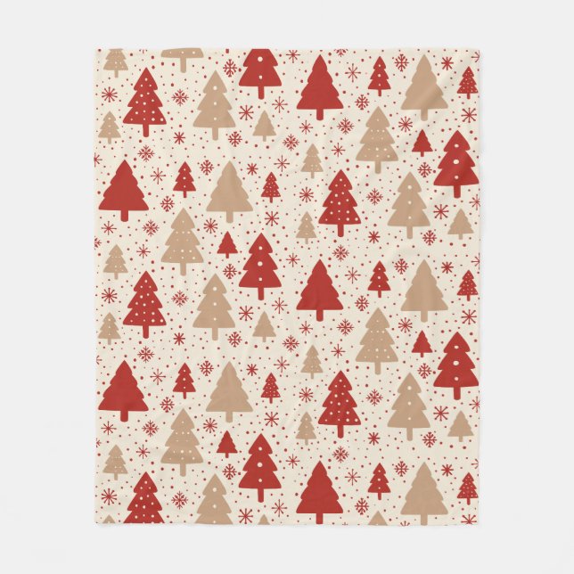 Cobertor De Velo Scandi Christmas Forest (Frente)