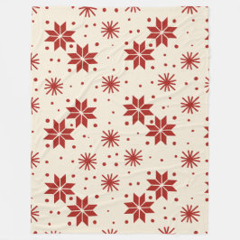 Cobertor De Velo Scandi Starburst Snowflake