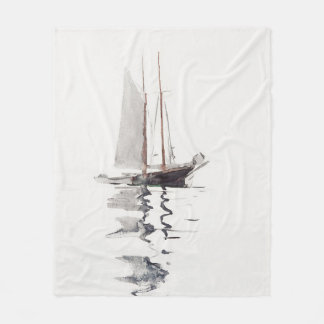 Cobertor De Velo Schooner com duas pernas, com Dory, por Winslow Ho