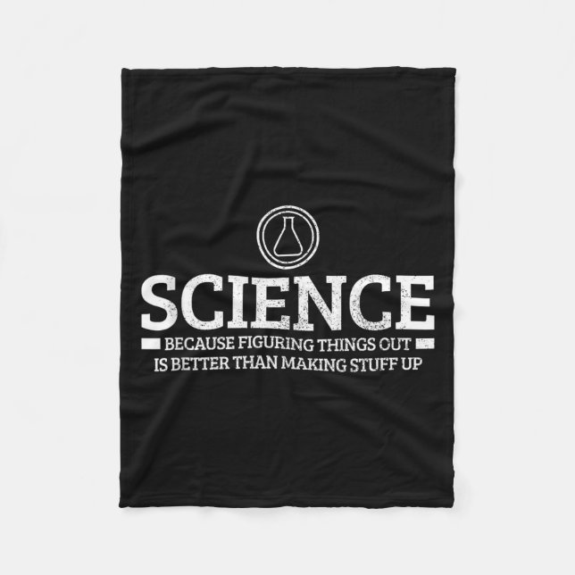 Cobertor De Velo Science Physics Chemistry Nerd Funny Saying Scient (Frente)