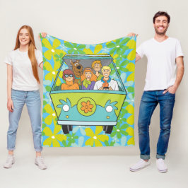 Cobertor De Velo Scooby-Doo e a Máquina Misteriosa Gang