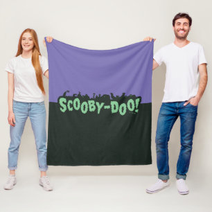 Cobertor De Velo Scooby-Doo! Logotipo Silhouette Monster
