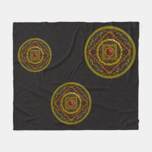 Cobertor De Velo Scorpio Mandala Fleece Blanket
