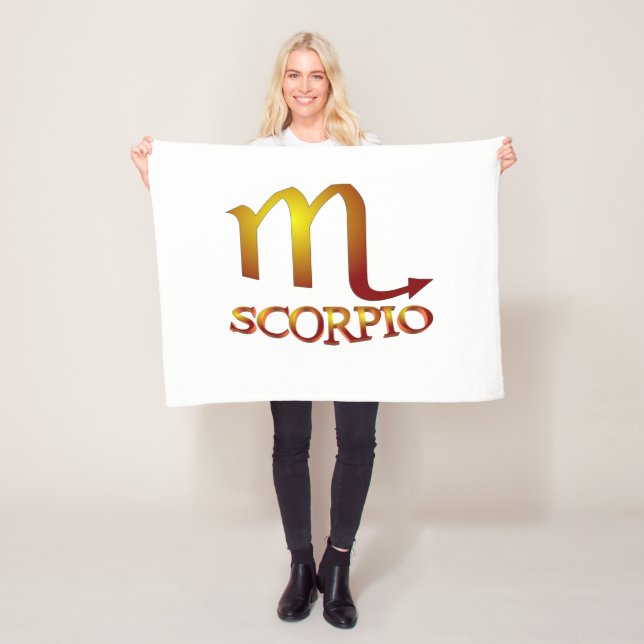 Cobertor De Velo Scorpio Star Dourada (In Situ)