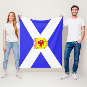 Cobertor De Velo Scotland, leão desenfreado, bandeira antiga de
