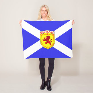Cobertor De Velo Scotland, leão desenfreado, bandeira antiga de