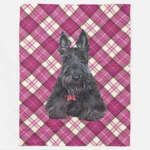 Cobertor De Velo Scottie em Tartan