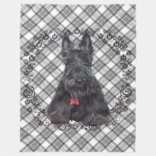 Cobertor De Velo Scottie em Tartan