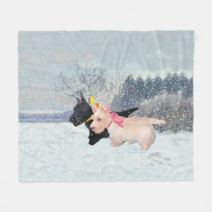 Cobertor De Velo Scottie Puppies