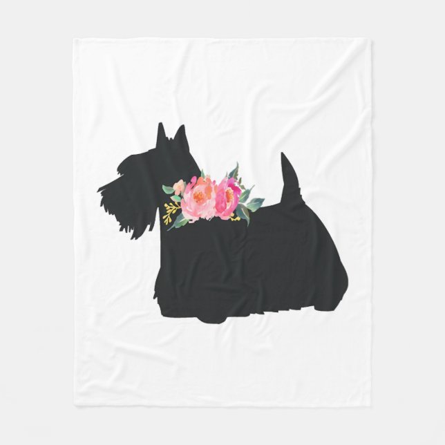 Cobertor De Velo Scottish Terrier Scottie Dog (Frente)