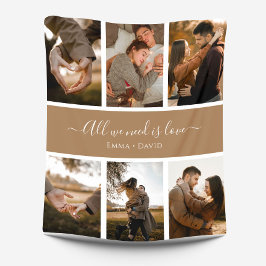 Cobertor De Velo Script manuscrito com Nomes 6-Foto