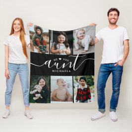 Cobertor De Velo Script Manuscrito Te Ama tia (Nome) 6-Foto