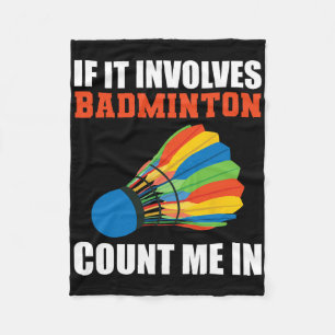 Cobertor De Velo Se Envolver Badminton Conte-Me Em Badminton Pla
