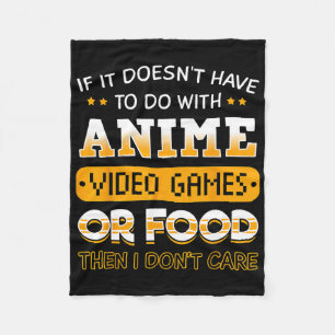 Cobertor De Velo Se Não Tiver a Ver Com Anime Video Game Ou