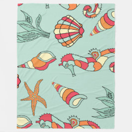 Cobertor De Velo Seacavalo Fleece Blanket