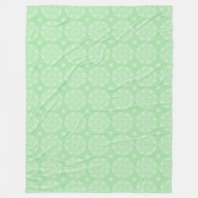 Cobertor De Velo Seafoam Mandala (Frente)