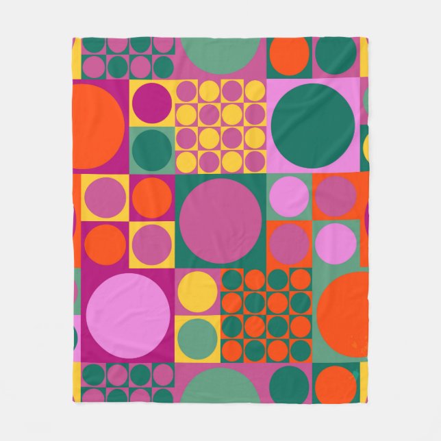 Cobertor De Velo Seamless abstract geometric background pattern,  r (Frente)