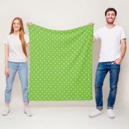 Cobertor De Velo Seamless  bright lime polka dot pattern 
