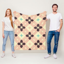 Cobertor De Velo Seamless geometric floral  pattern