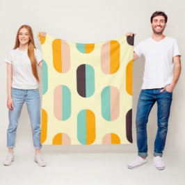 Cobertor De Velo Seamless geometric pattern in retro vibes