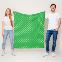 Seamless green background polka dot pattern