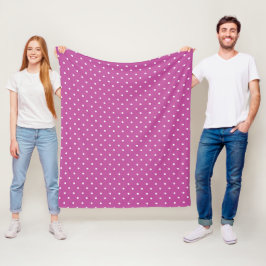 Cobertor De Velo Seamless magenta background polka dot pattern