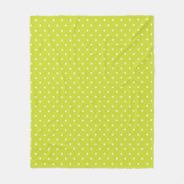 Cobertor De Velo Seamless pattern  bright lime polka dot pattern