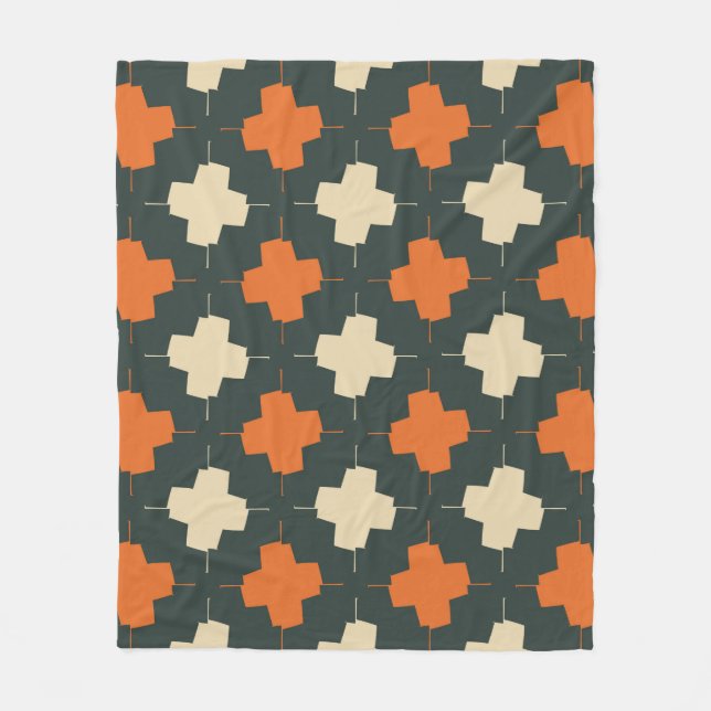 Cobertor De Velo Seamless pattern with bright geometric elements on (Frente)