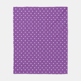 Cobertor De Velo Seamless purple background polka dot pattern 