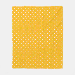 Cobertor De Velo Seamless yellow-orange  polka dot  pattern 
